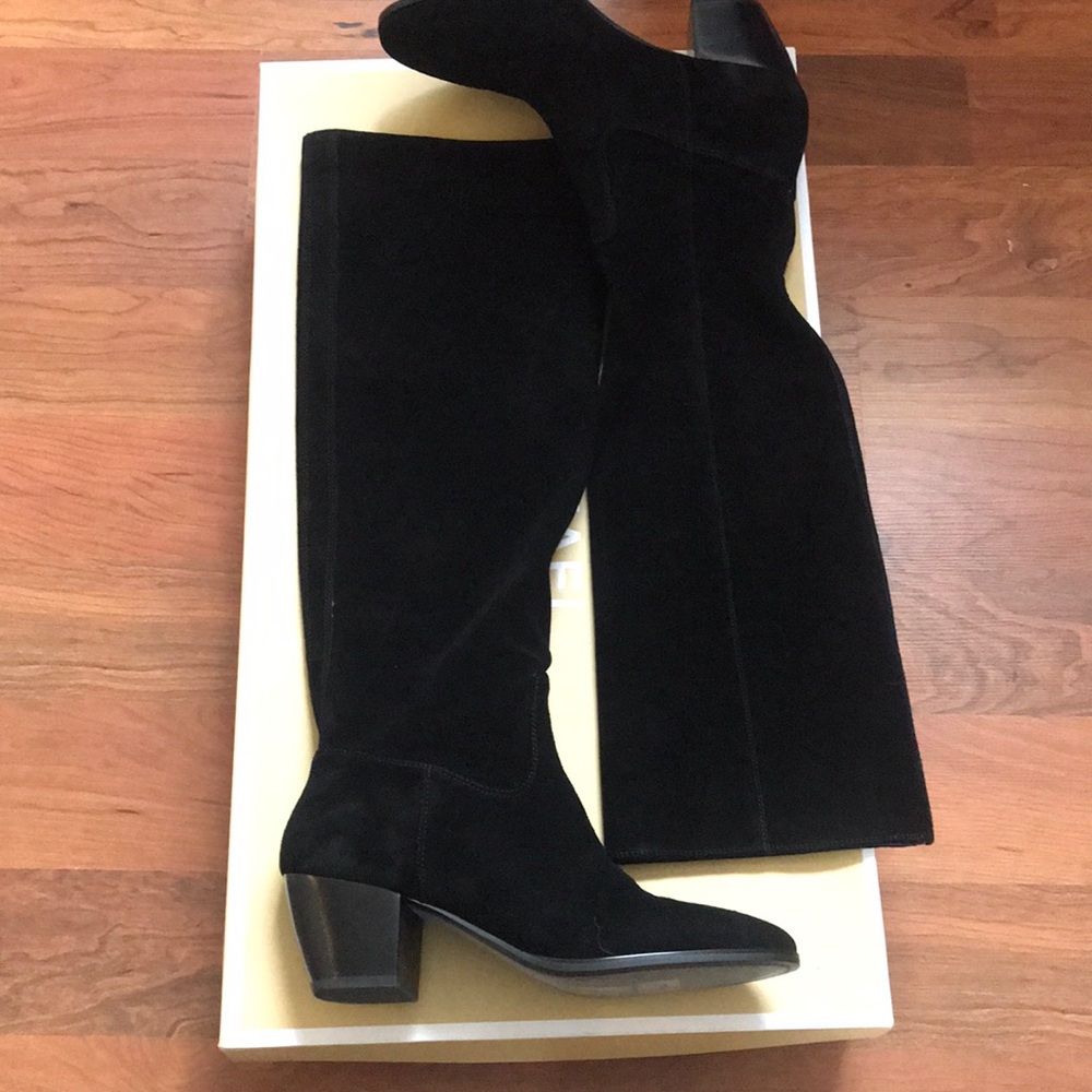 Michael Kors Avery Suede Black Boot